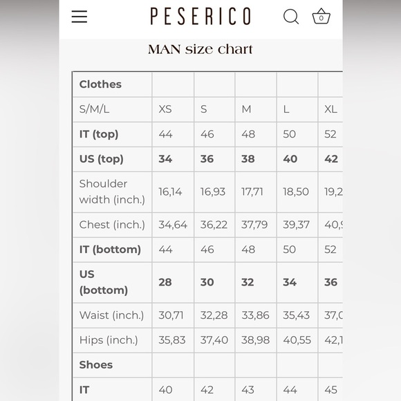 Men’s NWT Peserico Gray Trouser size 52/XL - Picture 12 of 12